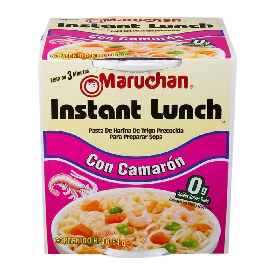 Sopa Instantanea  Camaron  Maruchan  64.0 - Gr