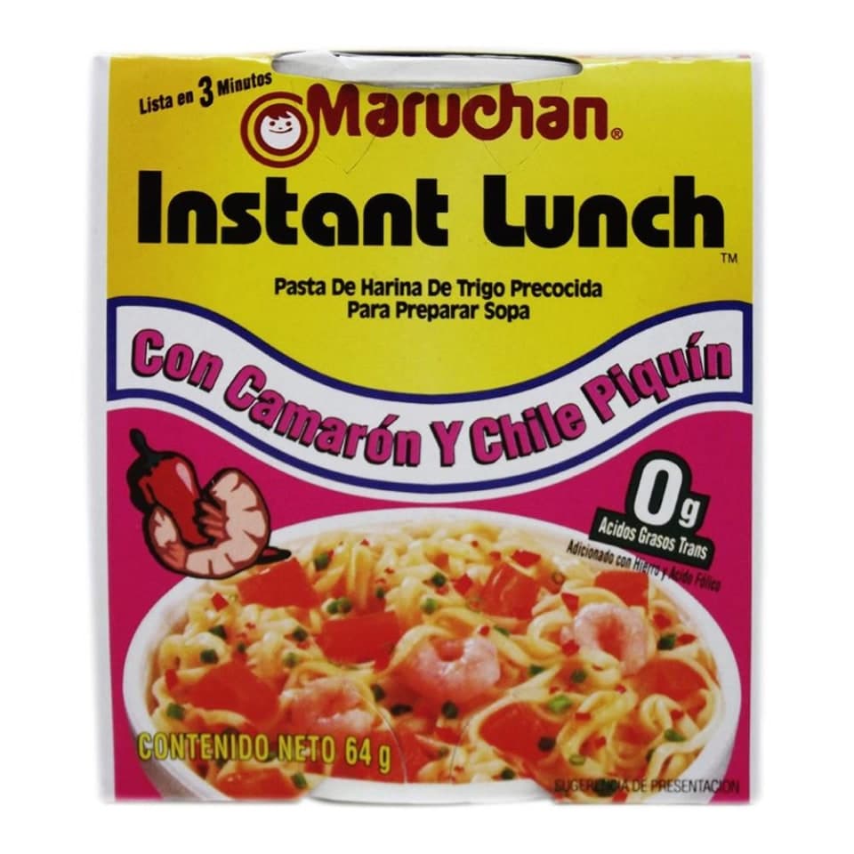 Sopa Instantanea  Camaron Con Chile  Maruchan  64.0 - Gr