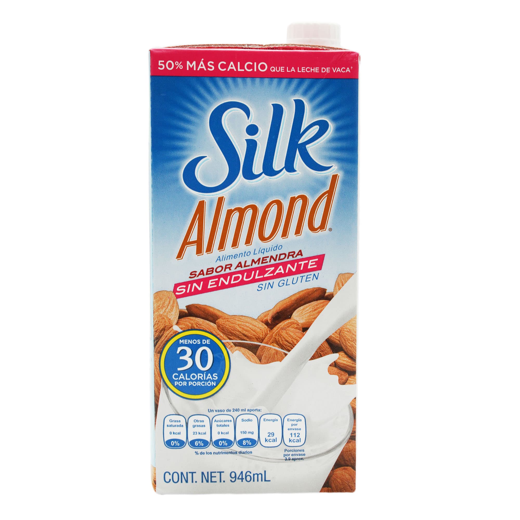 Silk Alimento Líquido de Almendra sin Azúcar 946ml