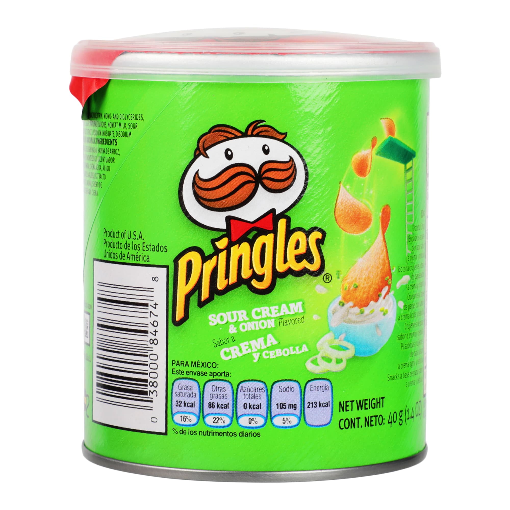 Pringles Papas Crema y Cebolla 40 grs