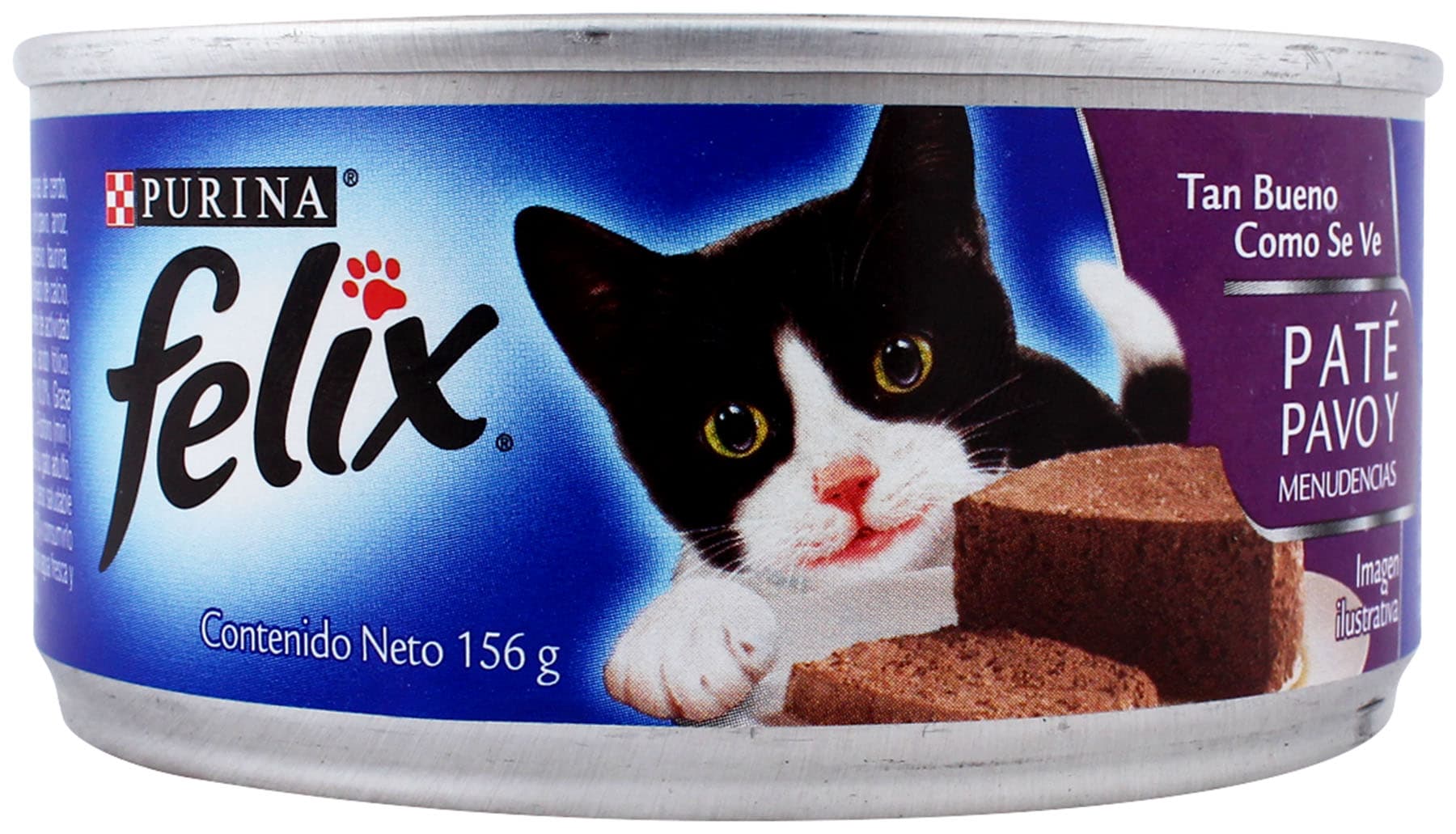 Comida Gato  Pavo Menudencias  Gato Felix  156.0 - Gr