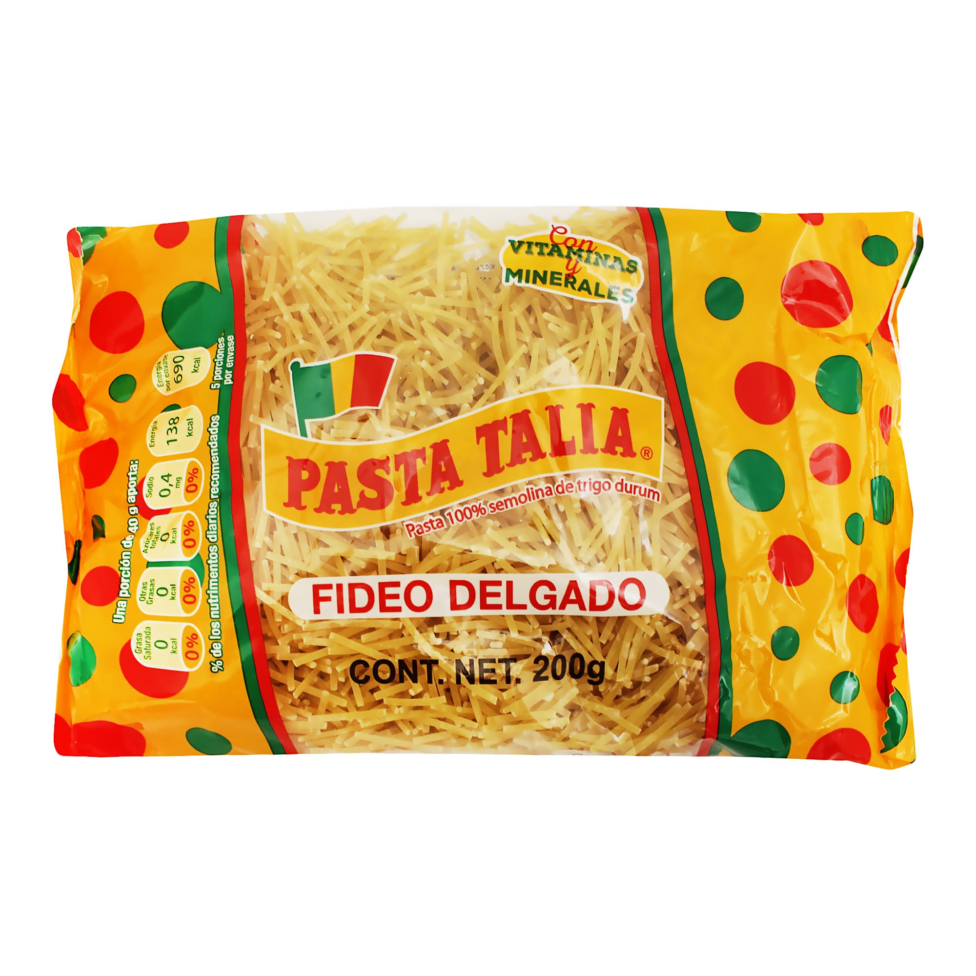 Pasta  Fideo Cortado  Talia  200.0 - Gr