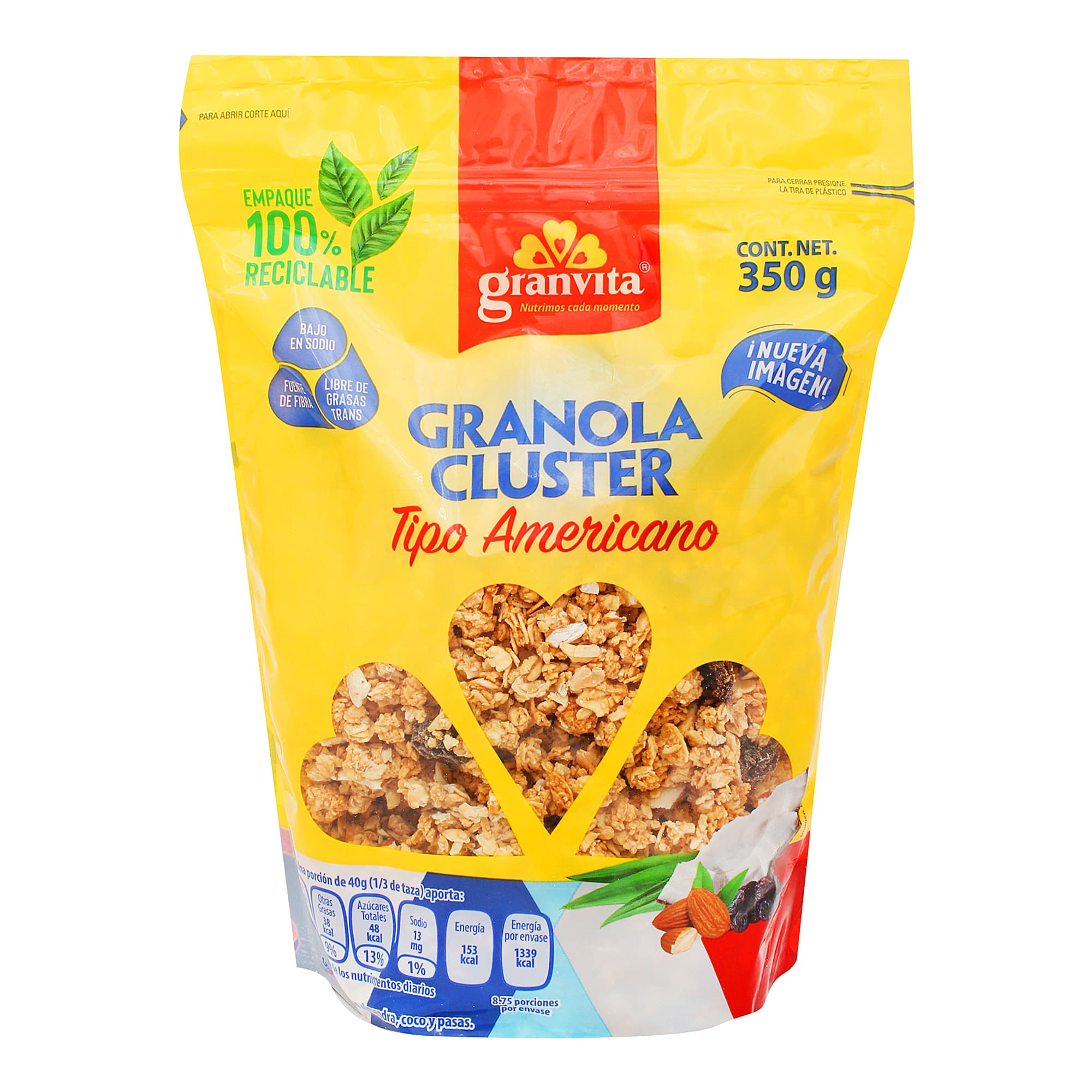 Granola  Tipo Americano  Granvita  350 grs