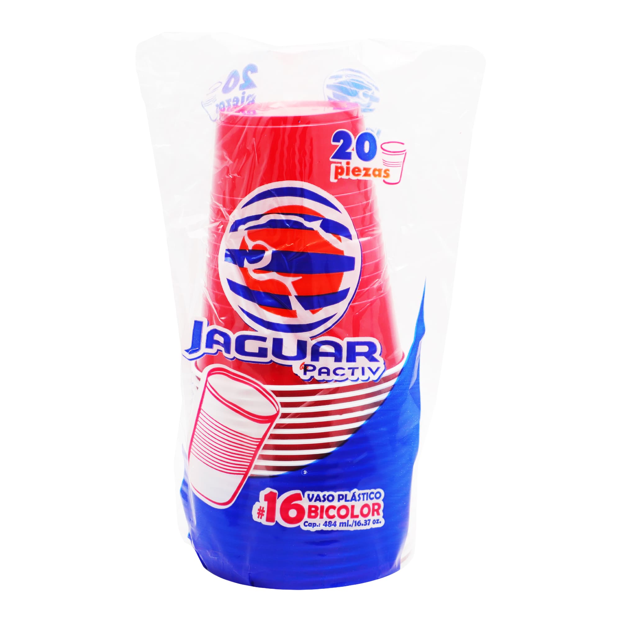 VASO COEXT.BICOL.NO. 16 JAGUAR CON 20 PZA