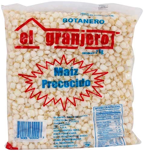 Maiz  Precocido  El Granjero  2.0 - Kg