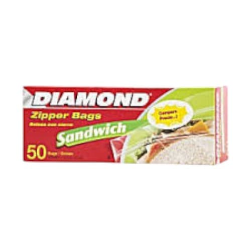 Diamond zipper sandwich 50 bolsas