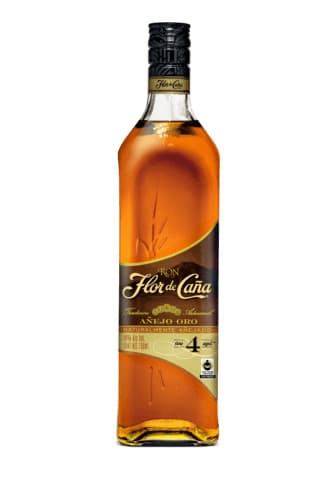 FLOR DE CAÑA RON ORO 4 AÑOS BOTELLA 750 ML