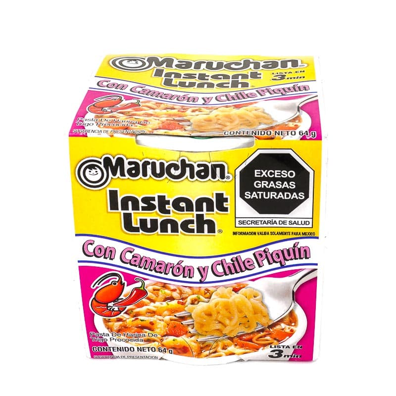 MARUCHAN SOPA INSTANTANEA CAMARON PICANTE UD 64 GR