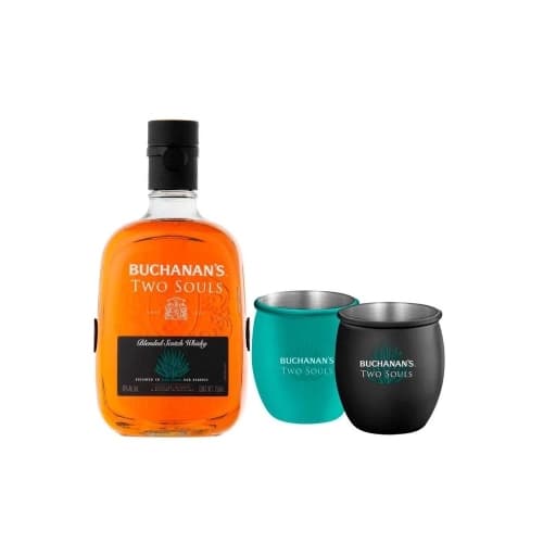 Whisky 12 Buchanans Two Souls .750 C/Vasos