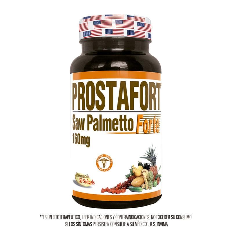 prostaFort Fortex160mg Frasco50 soFtgels made in usa