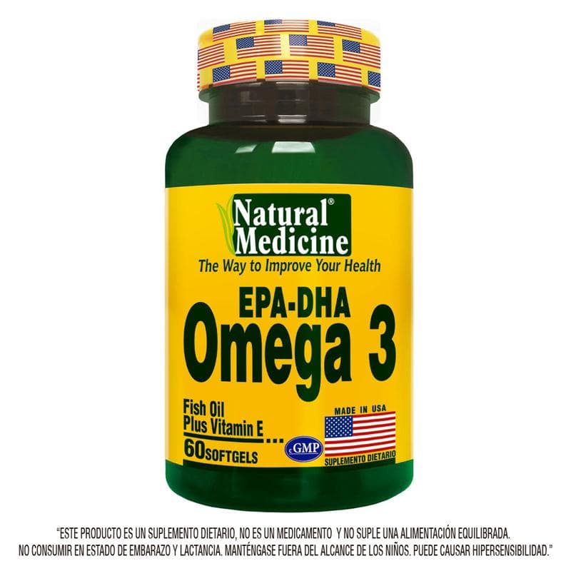 Omega 3 epa dha natural medicine x 60 soFtgel