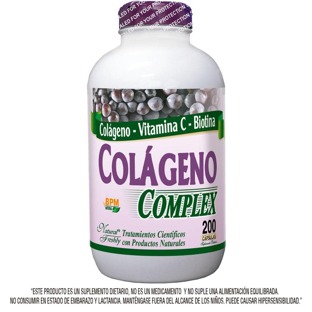 Colágeno complex, Frasco x 200 cap