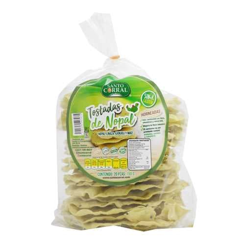 TOSTADAS DE NOPAL SANTO CORRAL 150g