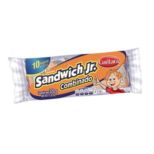 GALLETA COMBINADA SANDWICH JUNIOR CUETARA 320 GR