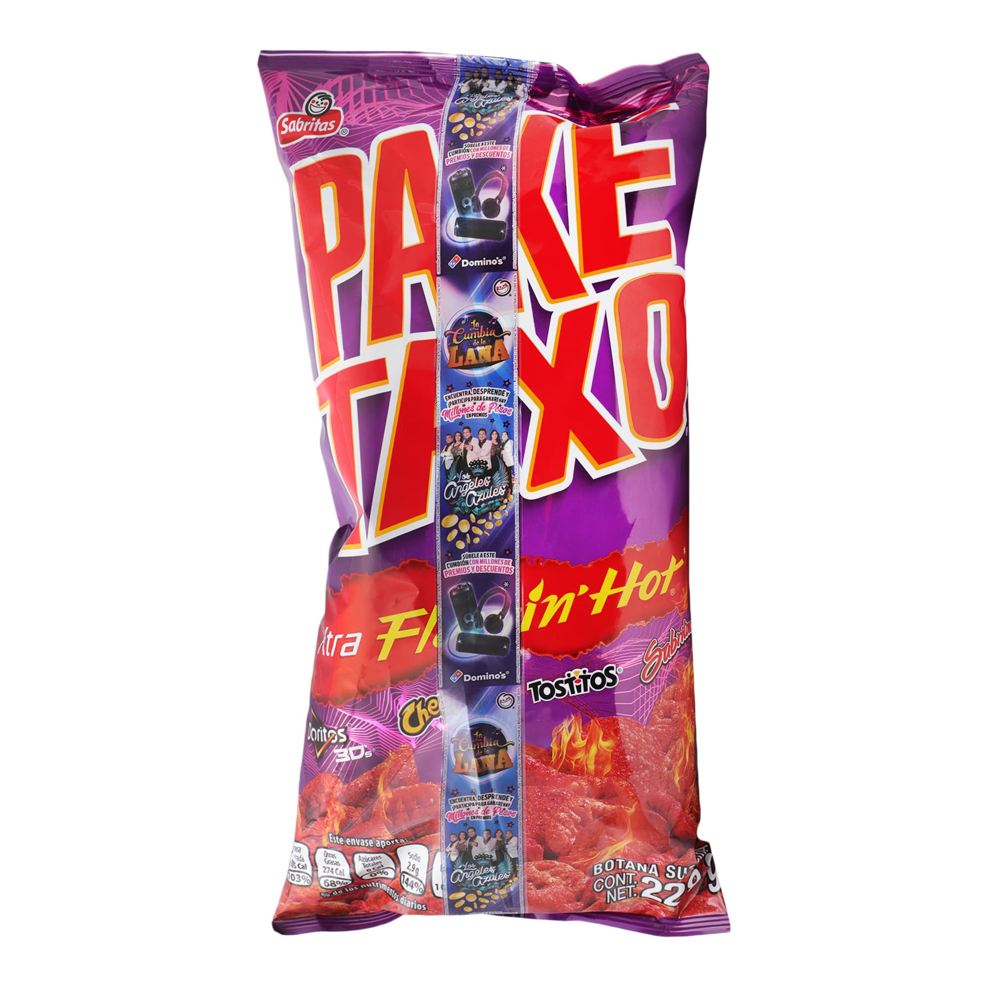 Paketaxo Xtra Flamin Hot Sabritas 215 Gr