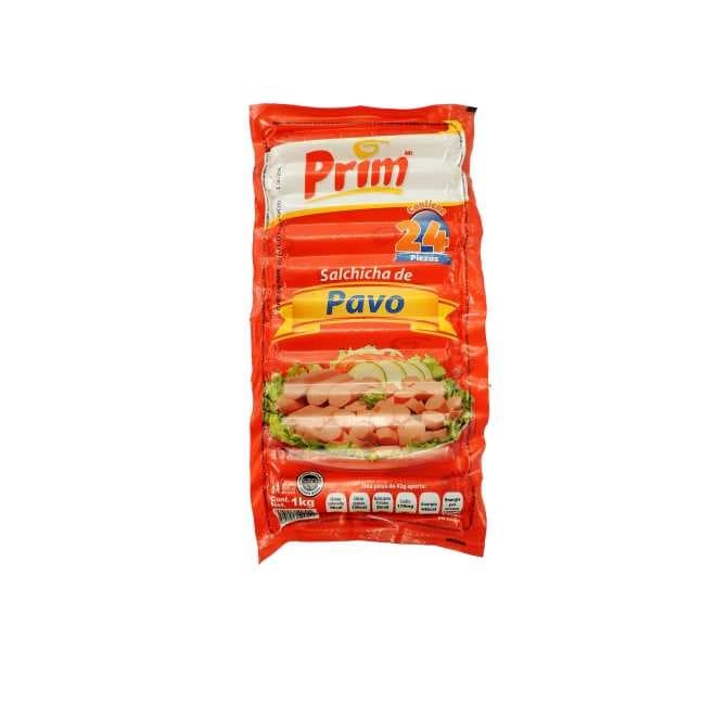 SALCHICHA DE PAVO PRIM PZA 1 Kg