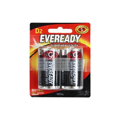 PILA D CARBON ZINC BLISTER 2 PZ EVEREADY 2 PZ