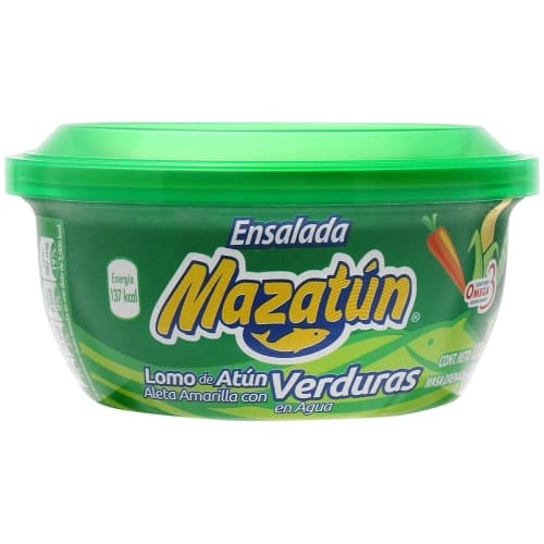 ENSALADA DE ATUN CON VERDURAS MAZATUN  135 GR