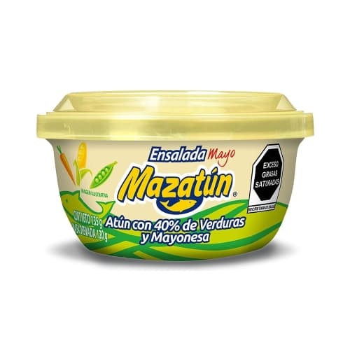 ENSALADA DE ATUN CON VERDURA CON MAYONESA MAZATUN