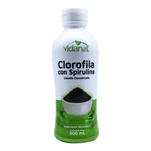 CLOROFILA CON SPIRULINA 500 ML SMN 60 PZ