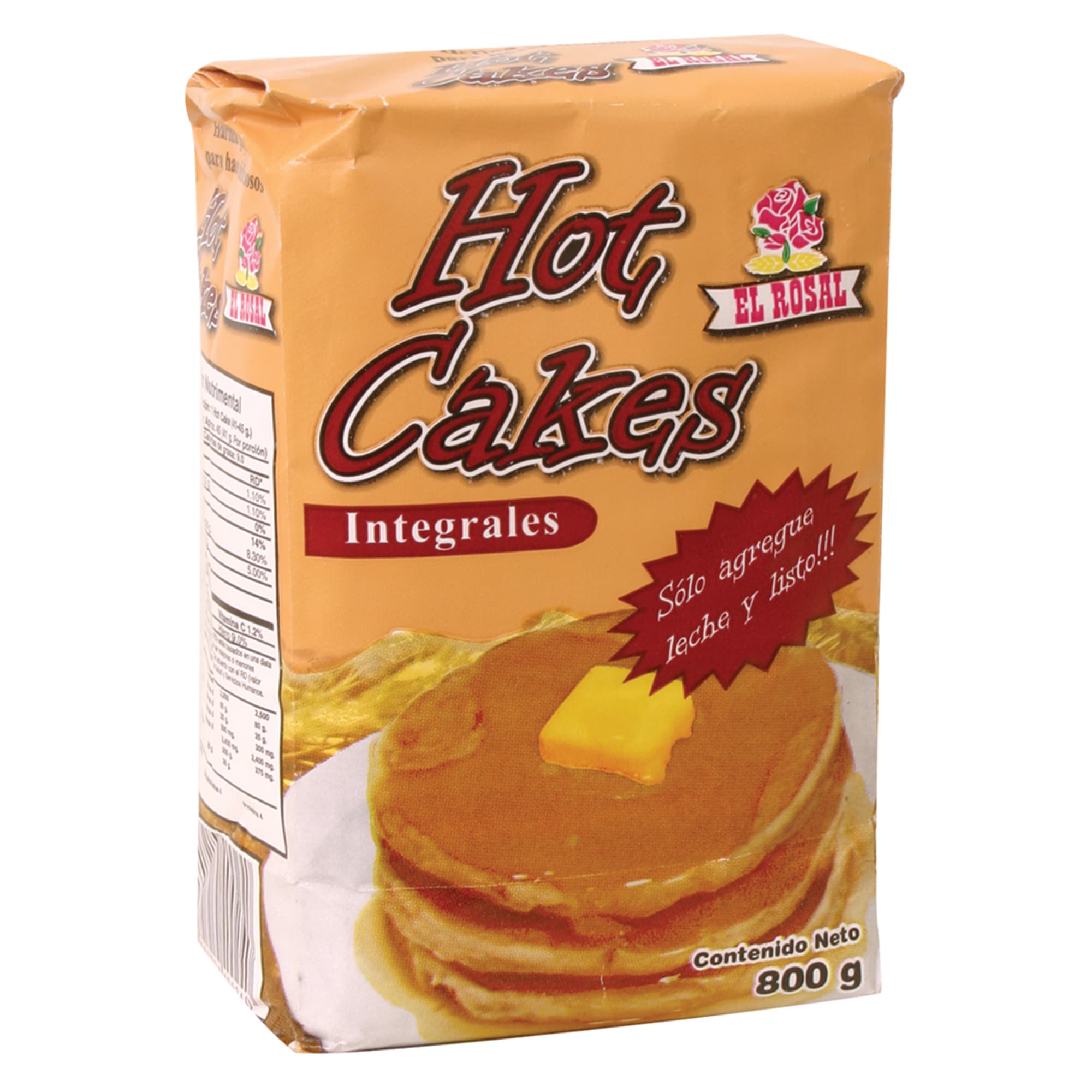Harina  Hot Cakes Integral   El Rosal  800.0 - Gr