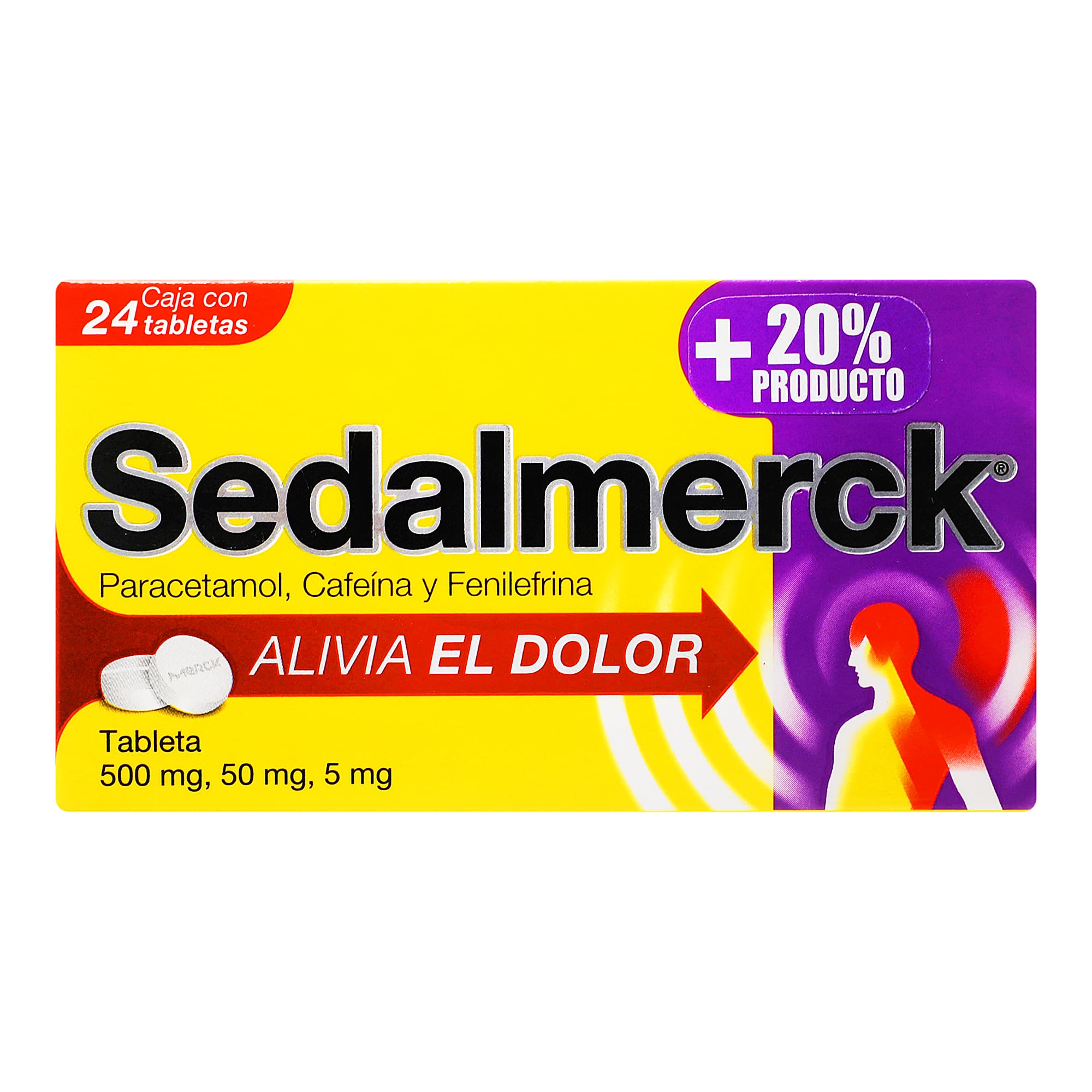 Sedalmerck C/20 Tab  + 4 Tab  Merck  1.0 - Pack