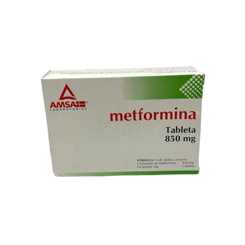 Metformina 850 Mg 30 T Amsa 1 Pz