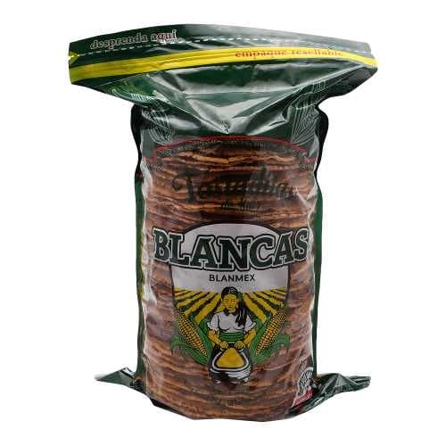 TOSTADITAS DE MAIZ CHICAS  ZIPLOC BLANCAS 40 pza