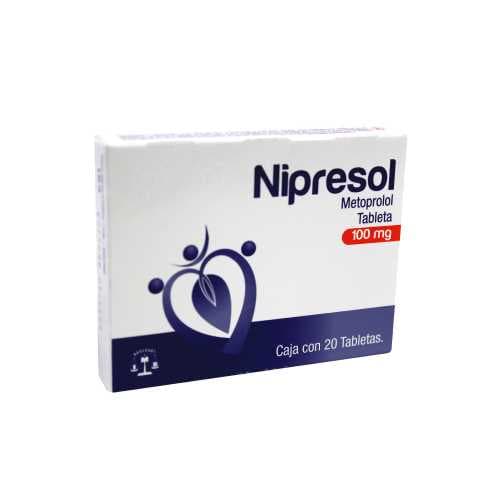 NIPRESOL METOPROLOL 100m  20 PZ