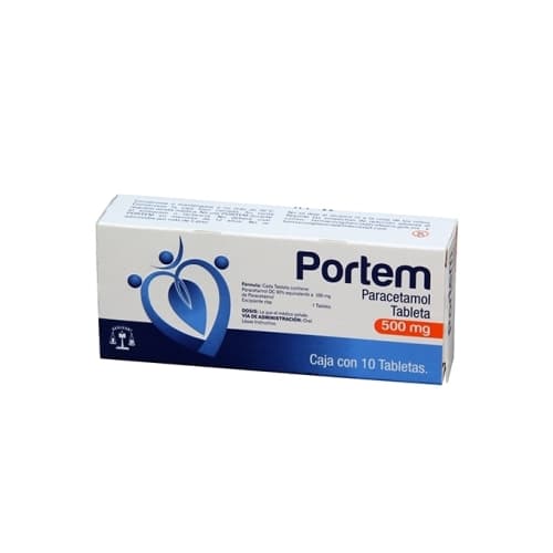 PORTEM 500mg C10 TABS BRULUART 10 PZ