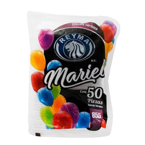 CHAROLA TERMICA NUMERO 855 MARIEL 50 PZ