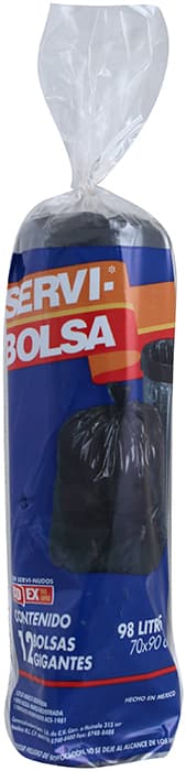 Bolsa Basura  Rollo Gigante  Servi-Bolsa  12.0 - Pza
