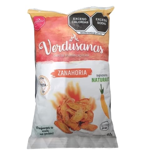CHIPS ZANAHORIA VERDUSANAS 40 GR