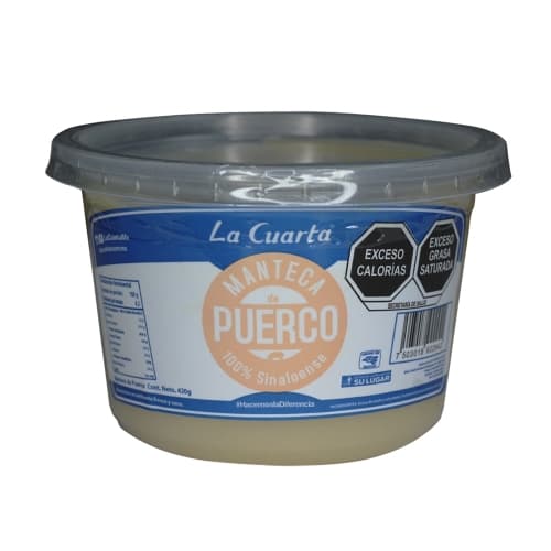 MANTECA DE PCO. LA CUARTA 420g