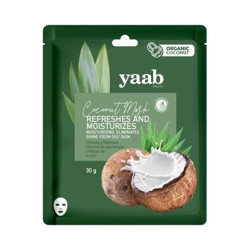 MASCARILLA ORGANICA COCONUT YAAB 30 GR