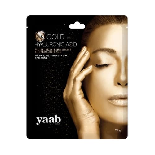 MASCARILLA 24K GOLD Y ACID HIALURONICO YAAB 30 GR