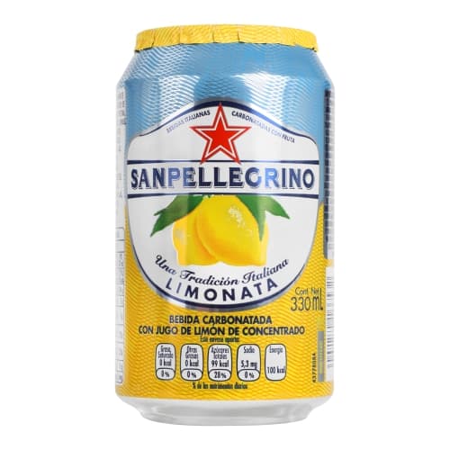 AGUA MINERAL CON JUGO DE LIMON SAN PELLEGRINO 330