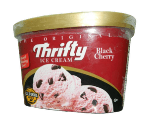 Ice Cream Black Cherry Thrifty 1.66 - Lt