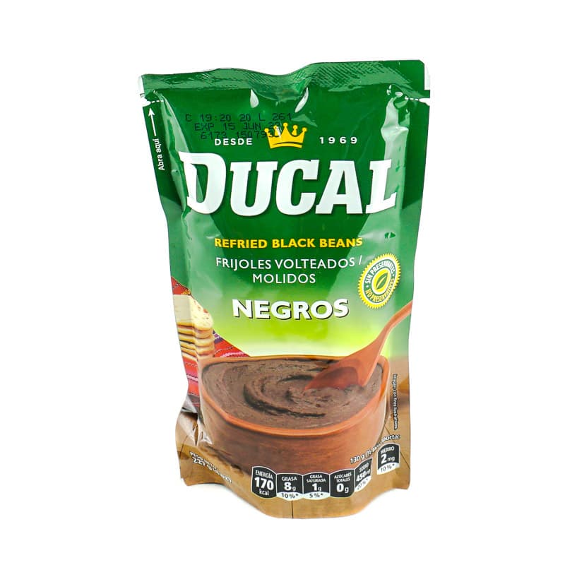 Frijoles Molidos Ducal Negros 227G