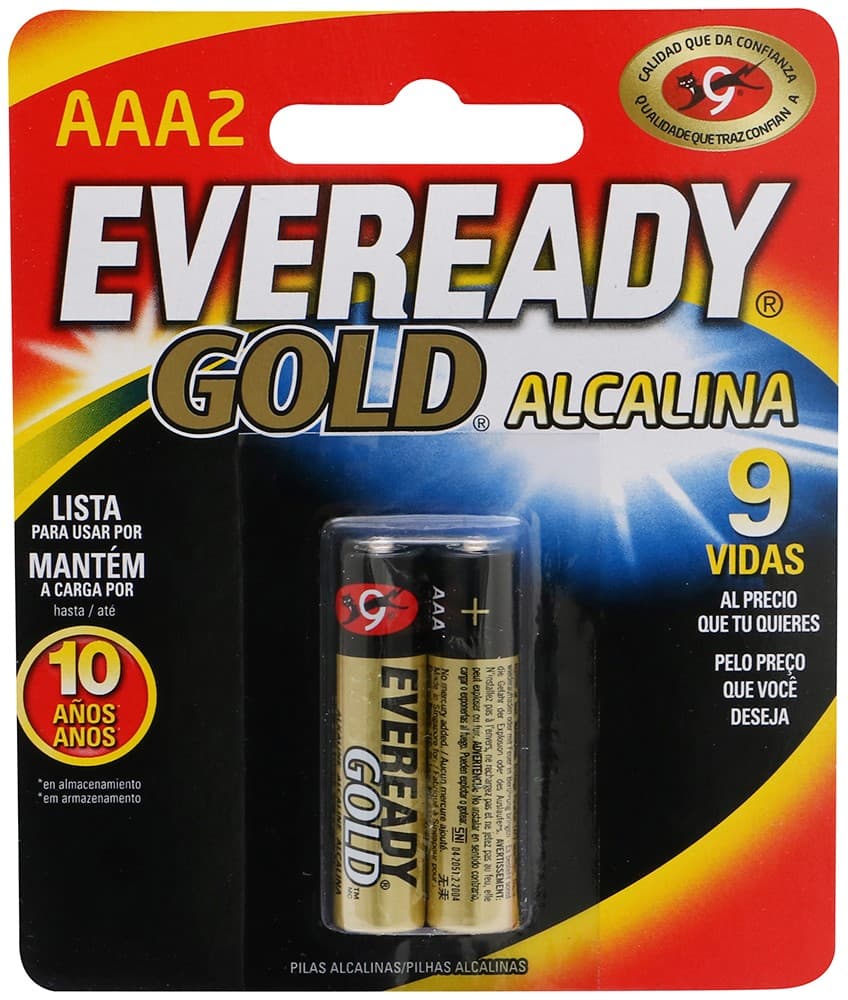 Pilas  Aaa Bp2  Eveready Gold  2.0 - Pza