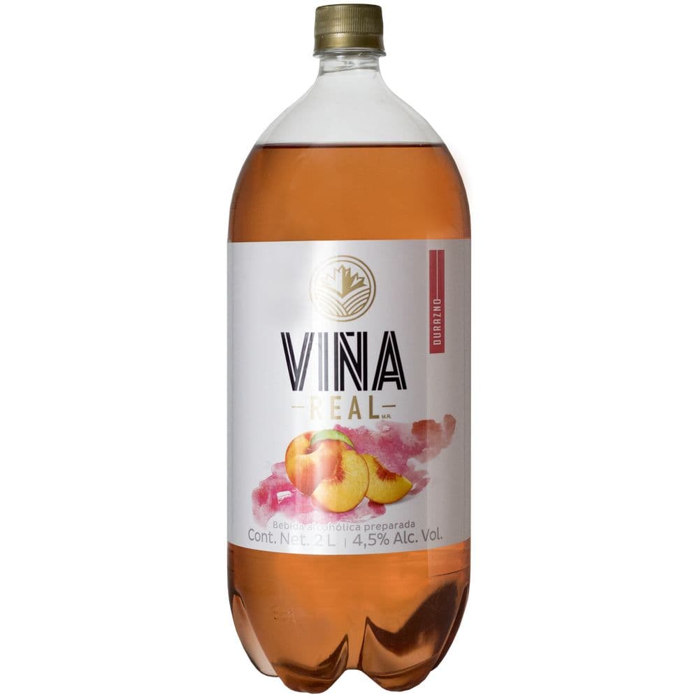 Viña Real Bebida Preparada con Vino Sabor Durazno 2 L