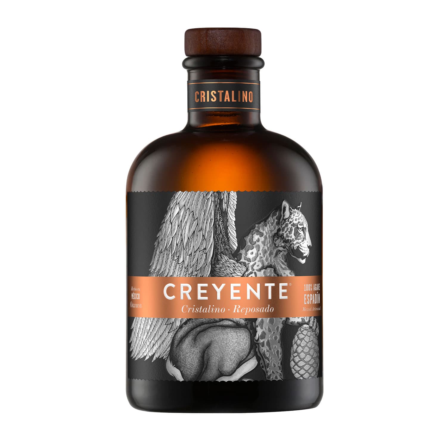 Mezcal Cristalino Rep.100% Creyente 750 ml