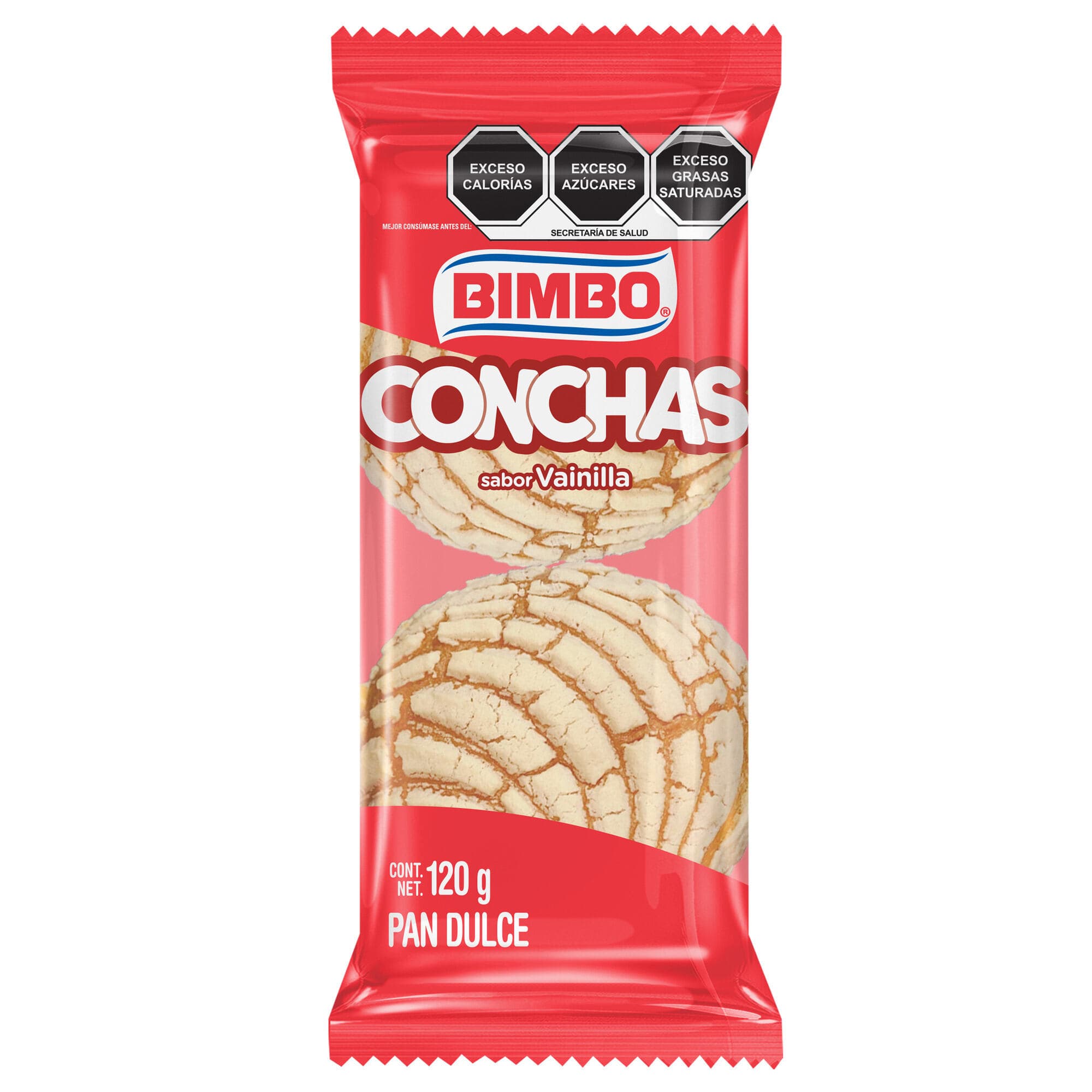 CONCHAS BIMBO VAINILLA 120g