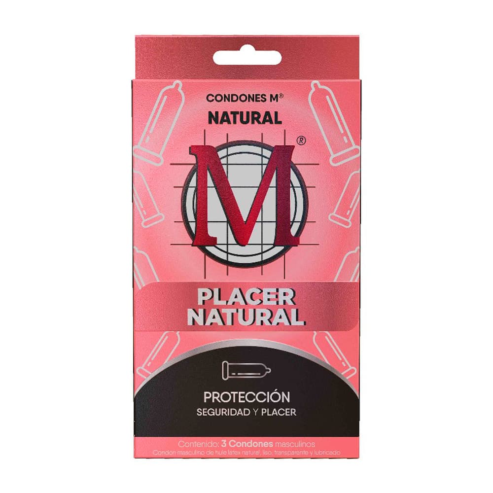 M Force Condones Sensación Natural 3 Condones