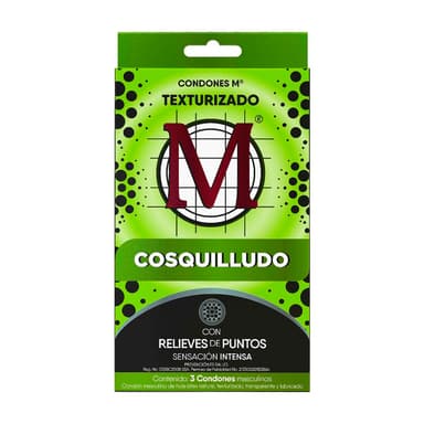 Genomma Lab M Force Condones Texturizado 3 Piezas