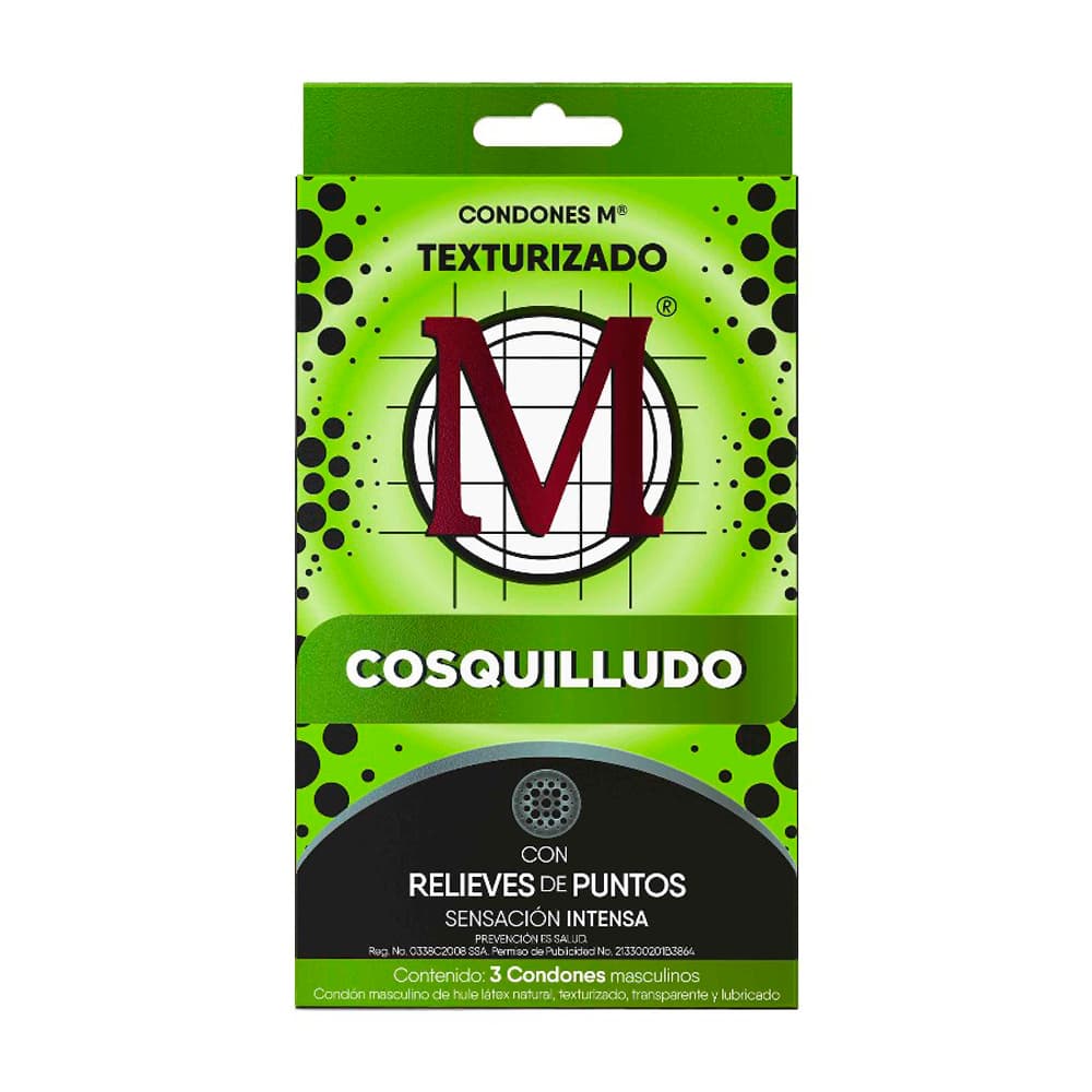 PRESERVATIVO M-FORCE TEXTURIZADO C/3 1P