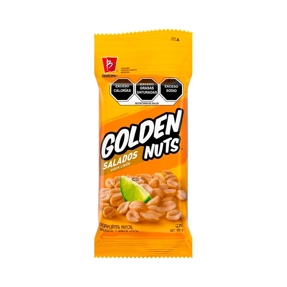 Barcel Golden Nuts Sal Y Limon 100 grs