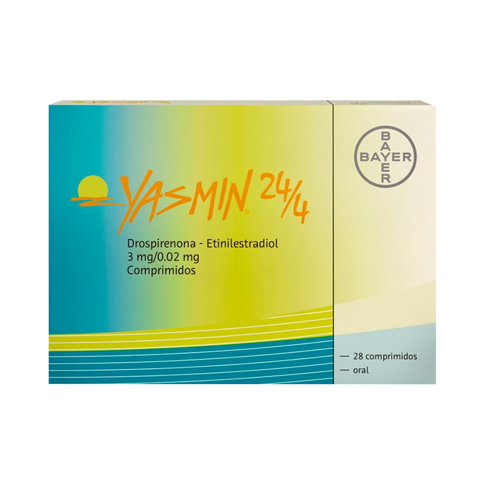 YASMIN 24/4 3 MG / .02 MG 28 CMP