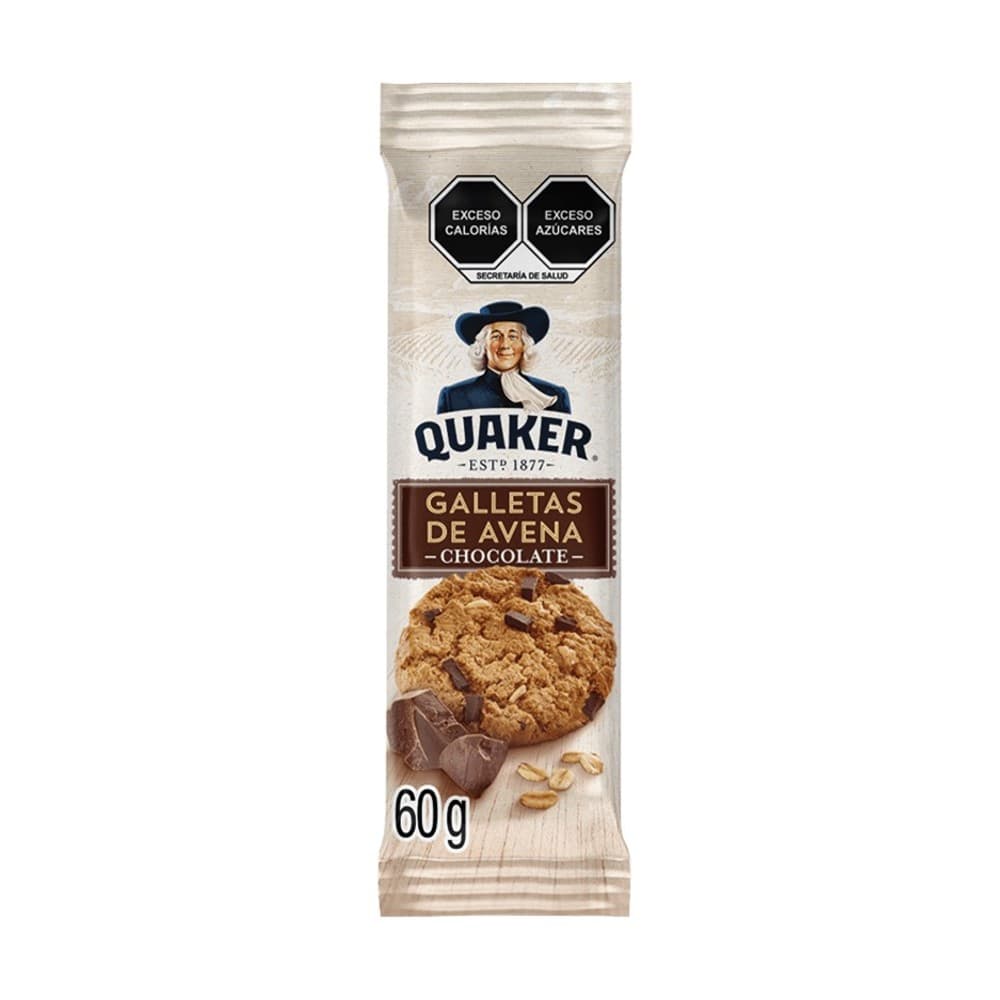 GALLETA AVENA CHOCO CACAO QUAKER 60GR