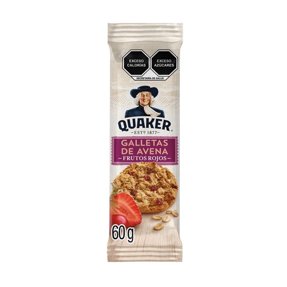 GALLETA AVENA FRUTO ROJO QUAKER 60GR